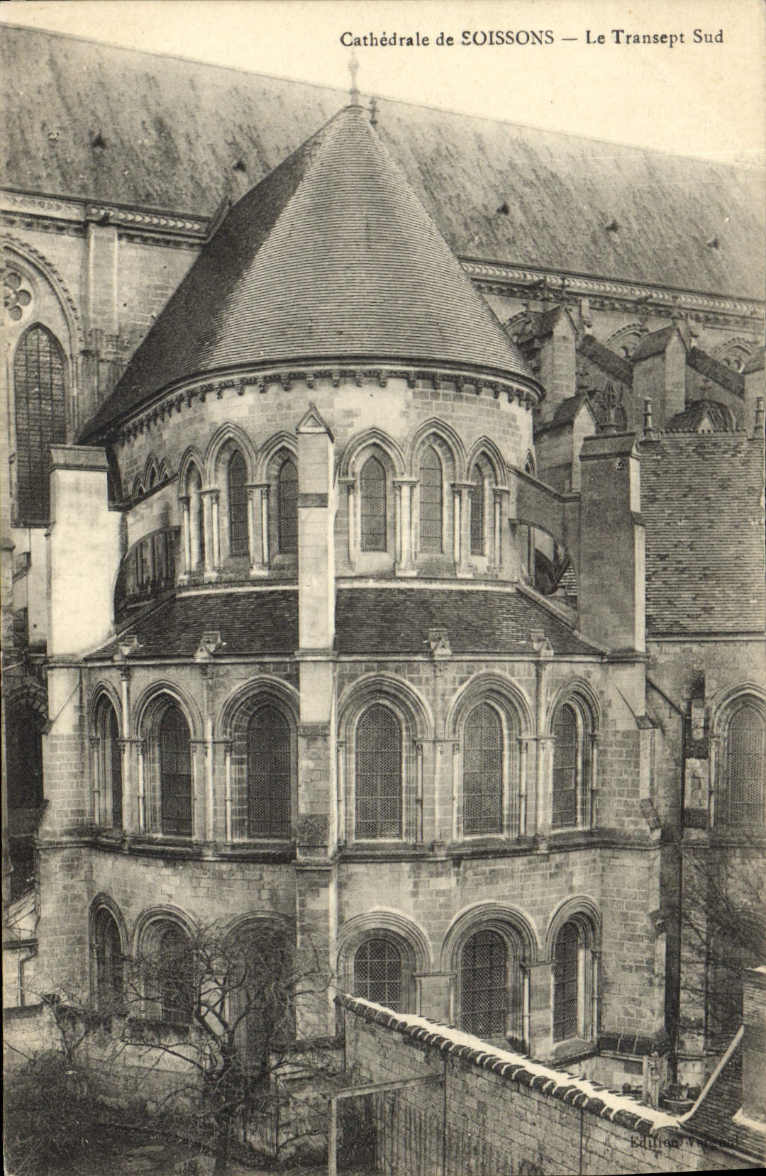 Cathédrale de SOISSONS — Le Transept Sud — Édition T. V.