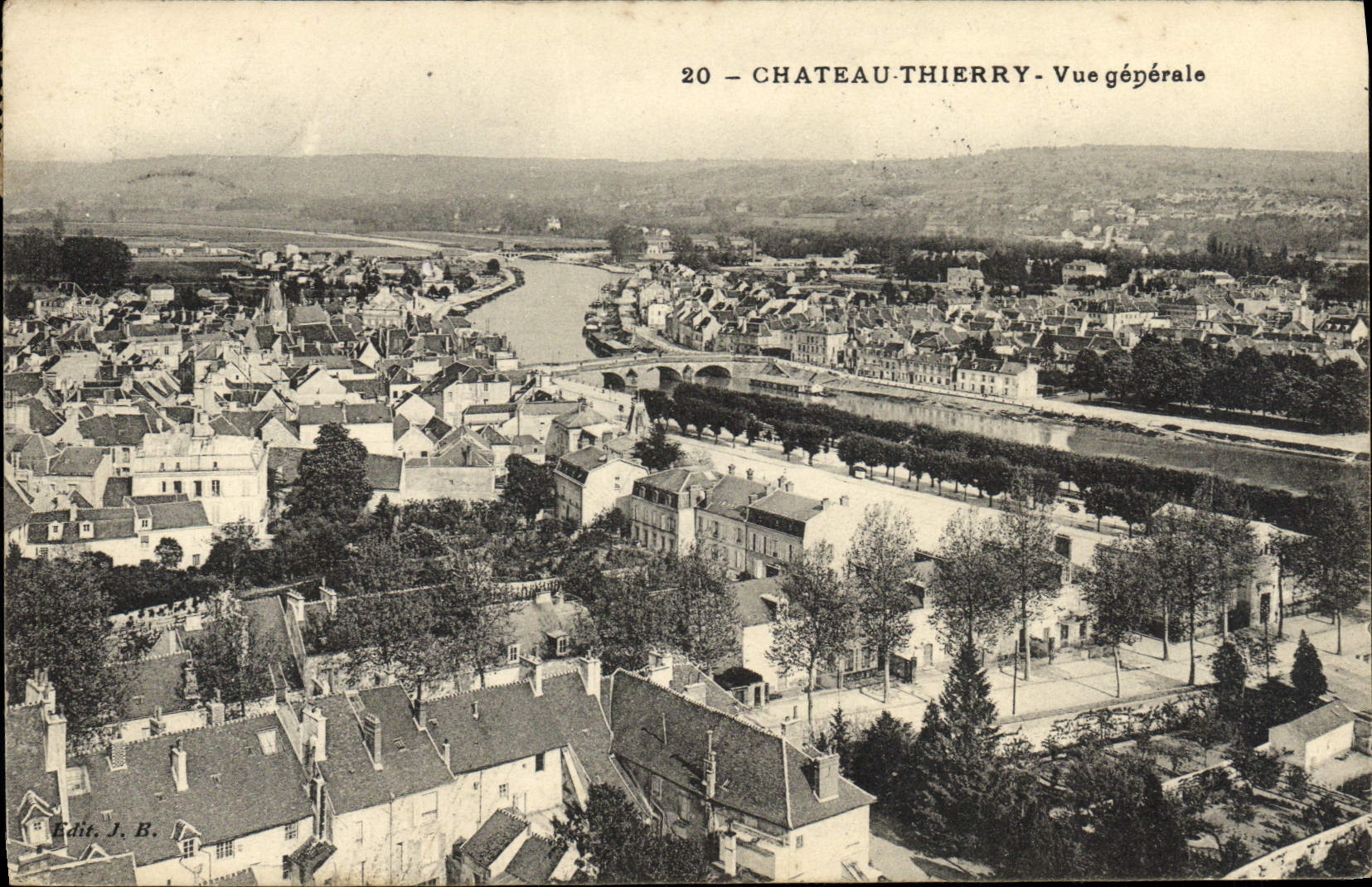 Château-Thierry — Vue générale — Edit. J. B.