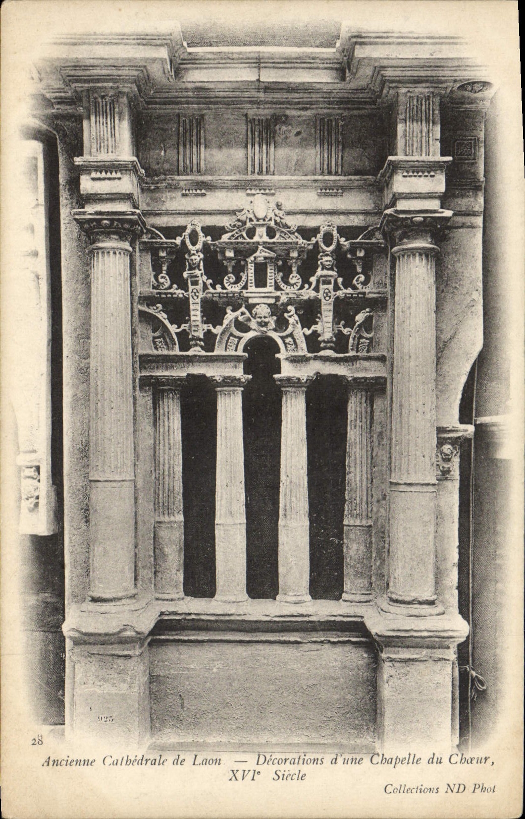 CPA Ancienne Cathedrale de Laon Decorations d'une chapelle du choeur 16eme