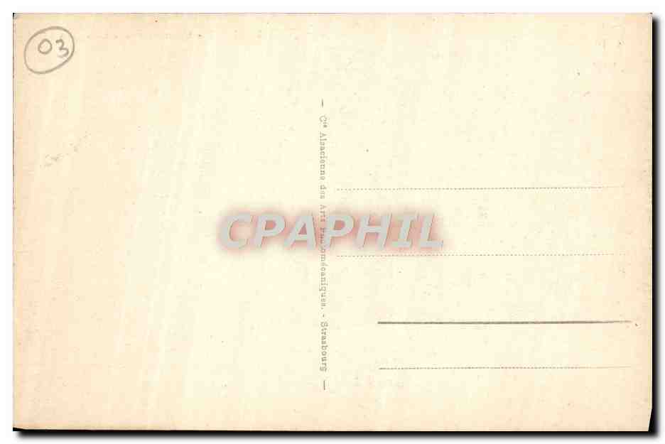 CPA Vichy Orangerie des Celestins  — Verso