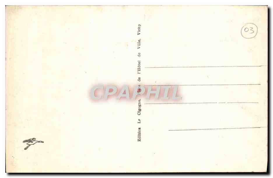 CPA Vichy Le Casino — Verso