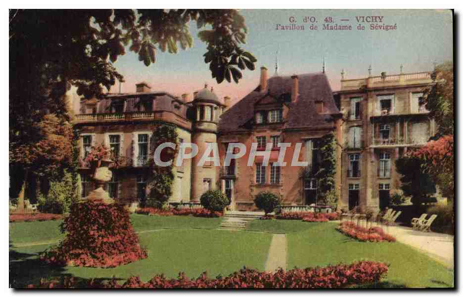 CPA Vichy Pavillon de Madame de Sevigne 