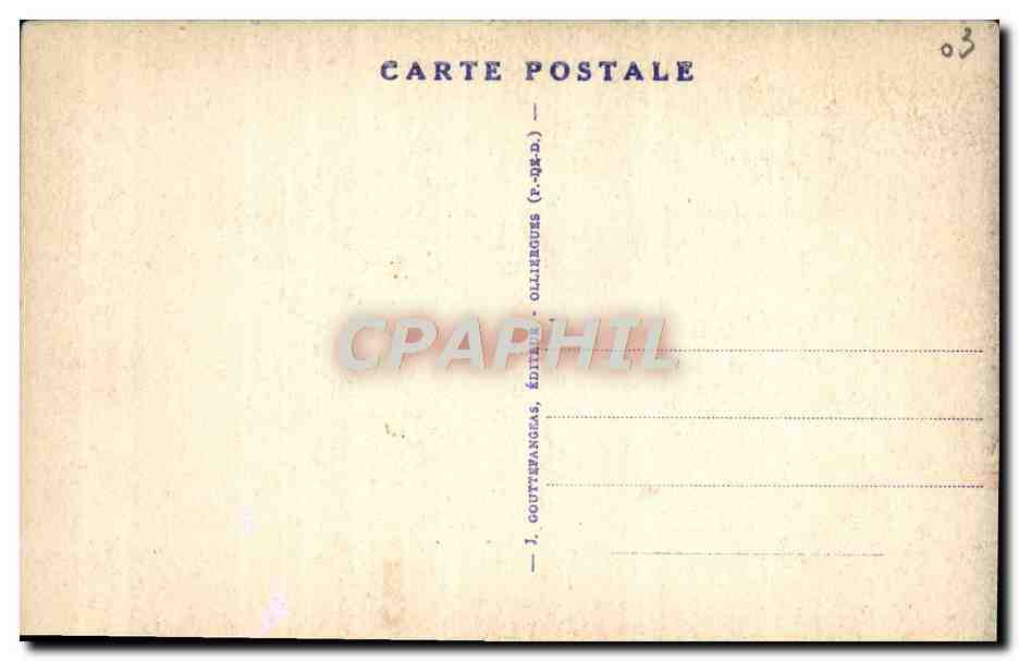 CPA Vichy Pavillon de Madame de Sevigne  — Verso