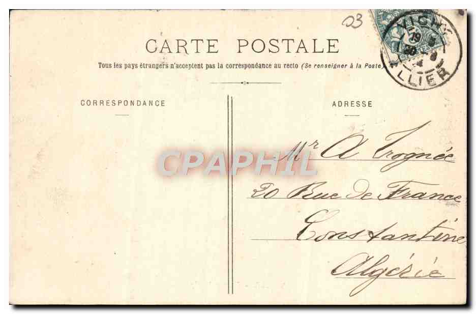 CPA Vichy Source Lardy  — Rückseite