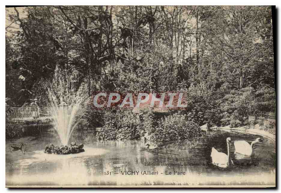 CPA Vichy Le Parc Cygnes