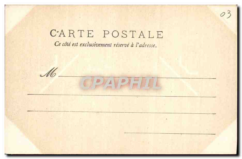 CPA Vichy L'Etablisement Thermal  — Verso