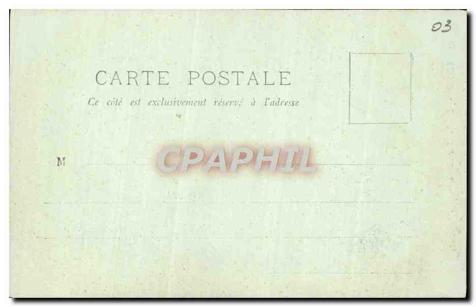 CPA Vichy L'Eglise Saint Louis  — Verso