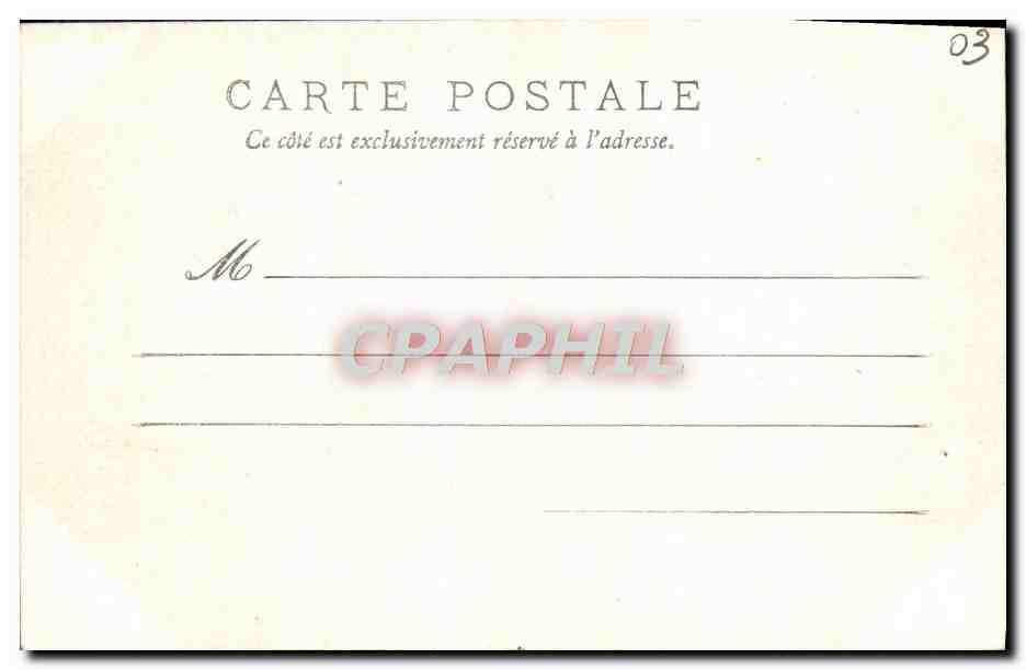 CPA Vichy Le Lac au Grand Parc Cygnes — Verso