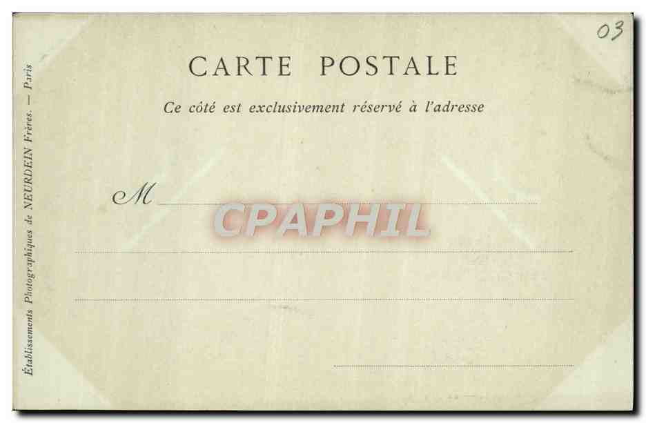 CPA Vichy Le Nouveau Parc  — Verso