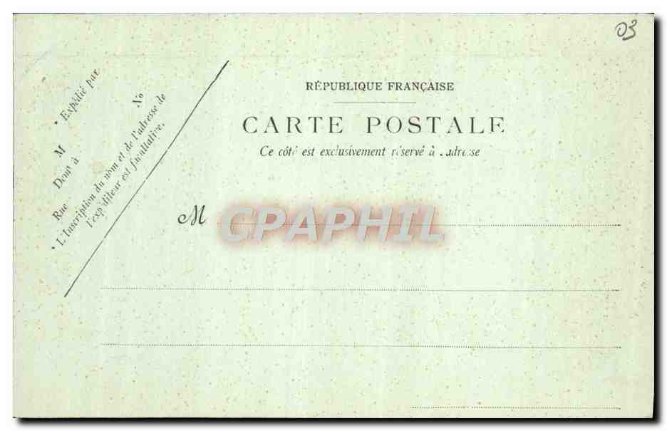 CPA Vichy Le Nouveau Parc Le Bassin des Cygnes  — Verso