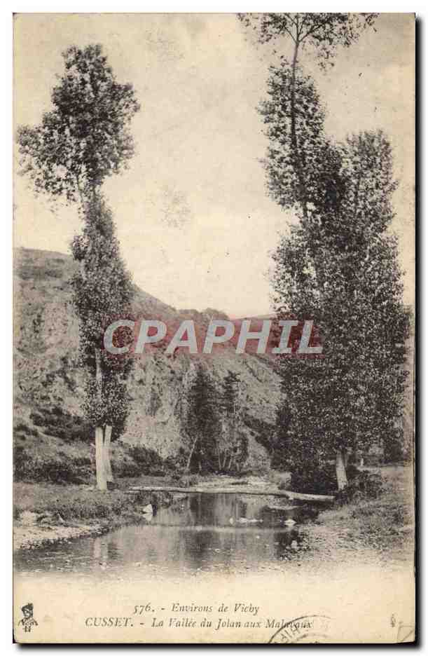 CPA Environs de Vichy Cusset La vallee du Jolan aux Malavaux 