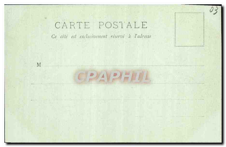CPA Vichy Galerie des Cabines  — Verso