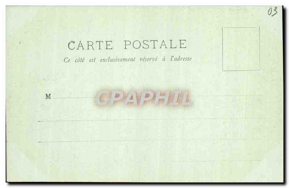 CPA Vichy Etablissement Thermal Salle d'attente  — Verso