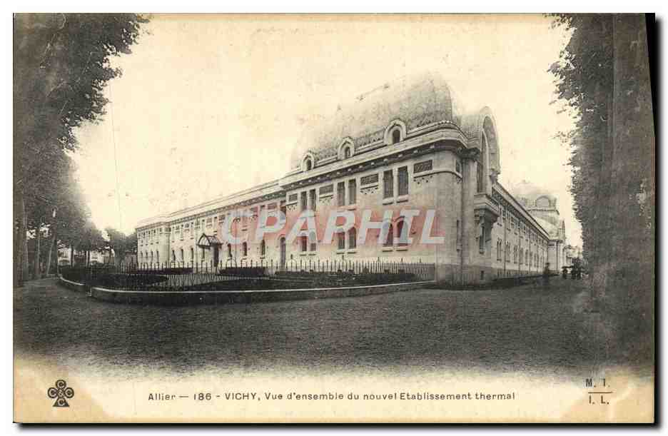 CPA Vichy Vue d'ensemble du nouvel Etablissement Thermal 