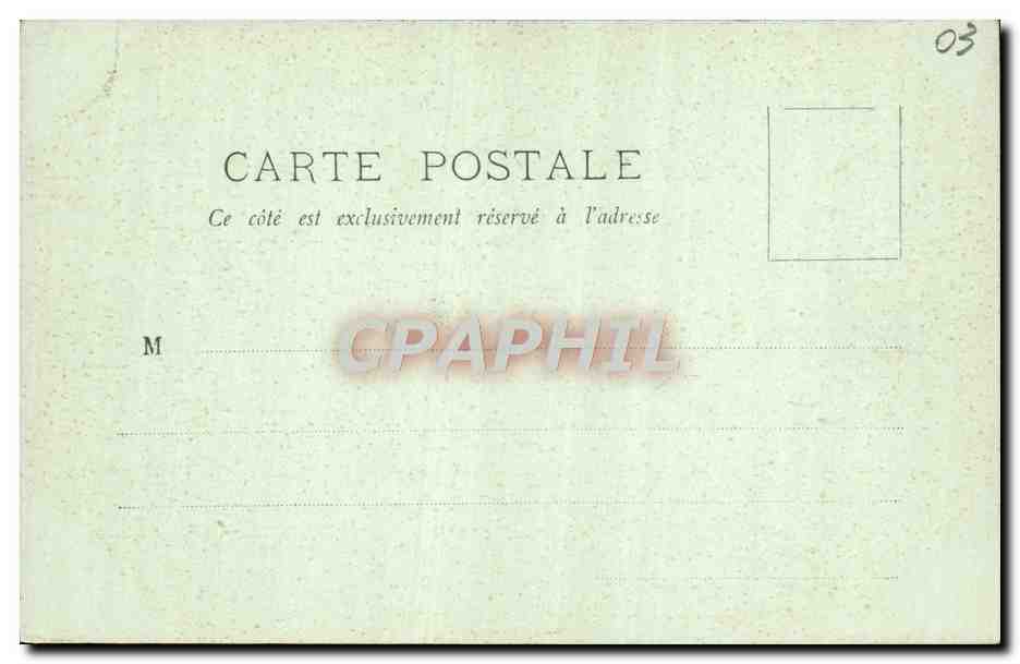 CPA Vichy Le Parc Lardy  — Verso