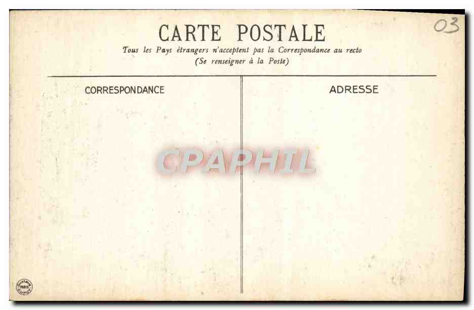 CPA Vichy Galerie Promenoir Tabac — Rückseite