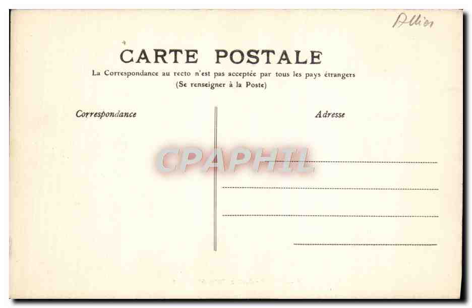 CPA Vichy Casino Salle des Fetes  — Rückseite
