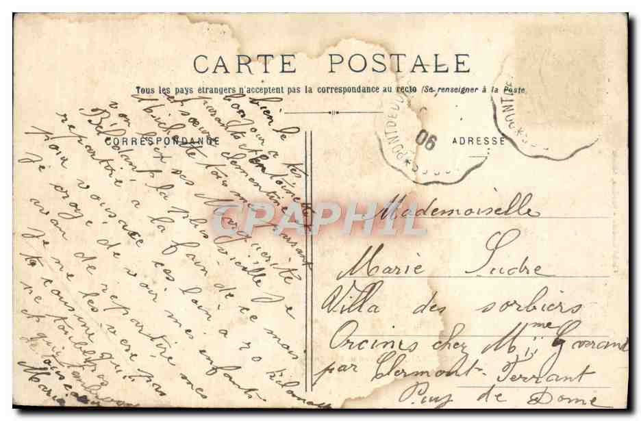 CPA Voussac Chateau des Magnoux — Reverso