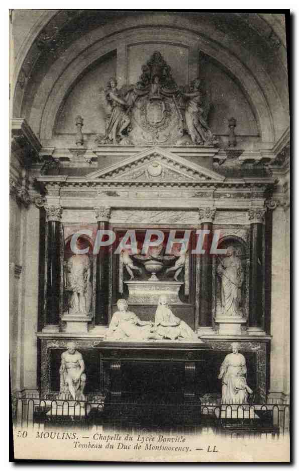 CPA Moulins Chapelle du Lycee Banville Tombeau du Duc de Montmorency