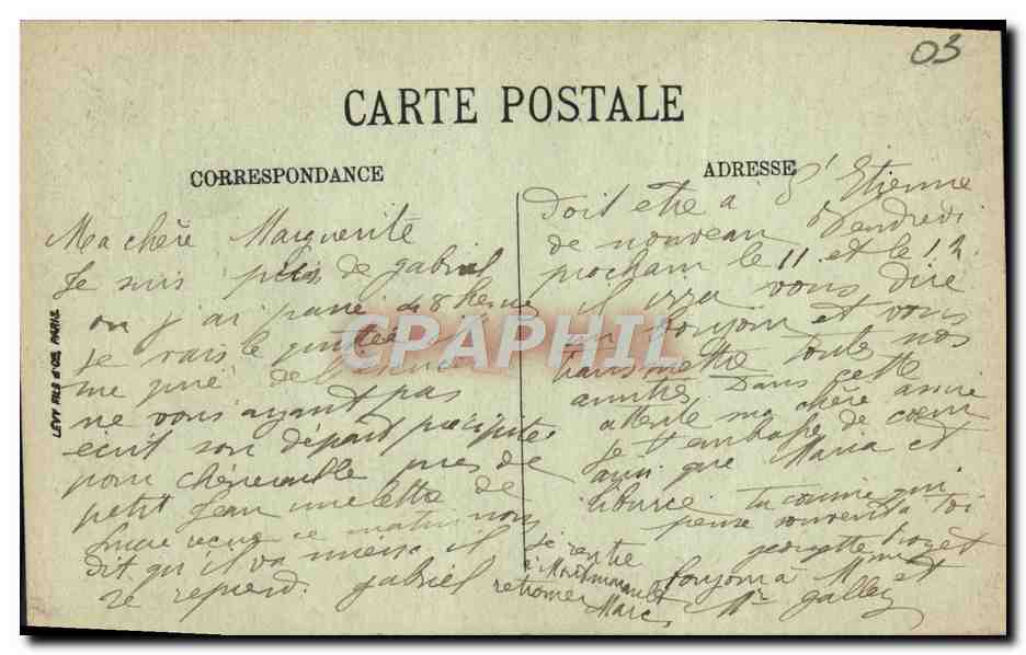 CPA Moulins Chapelle du Lycee Banville Tombeau du Duc de Montmorency — Verso