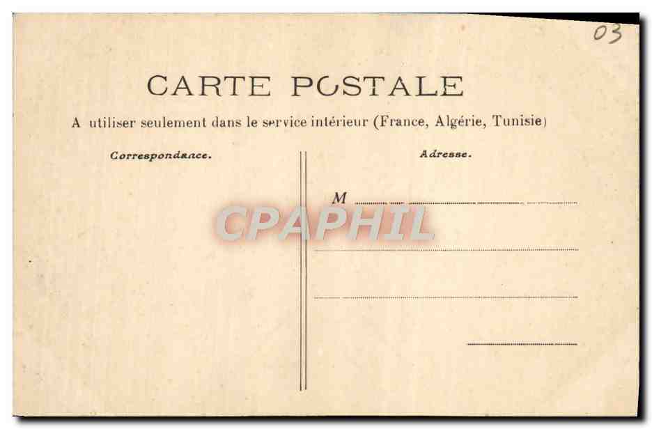 CPA Moulins Chapelle du Lycee Banville Tombeau du duc de Montmorency — Verso