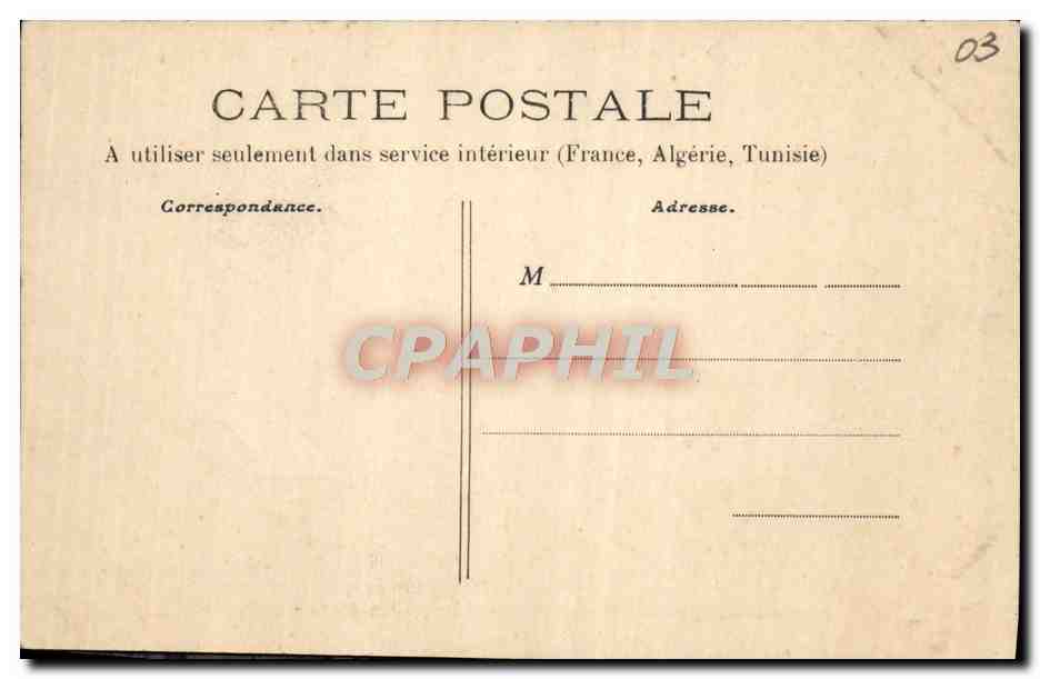 CPA Moulins Chapelle du Lycee Banville Tombeau du duc de Montmorency — Verso