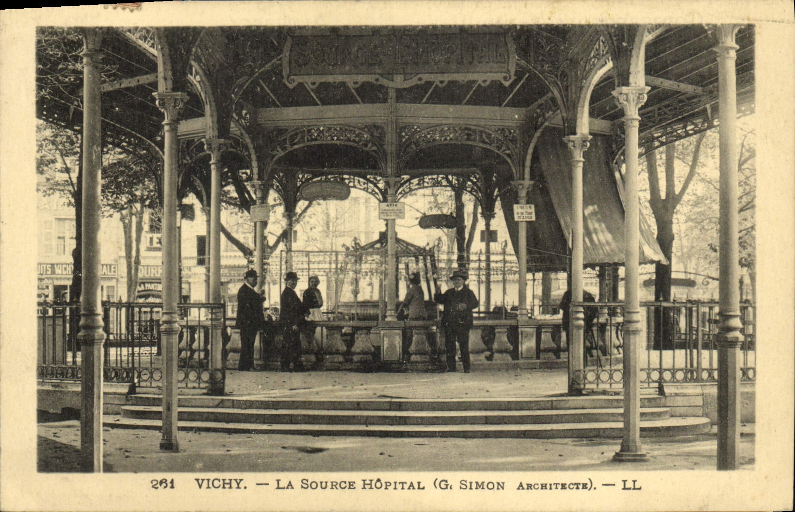 CPA Vichy La Source hopital