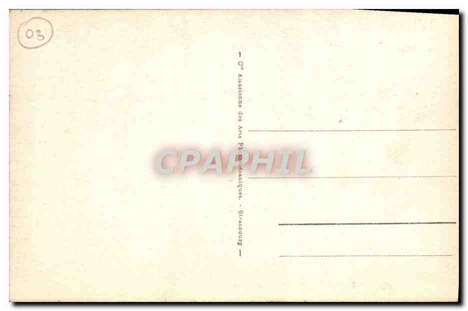 CPA Vichy Palais Des Sources — Verso