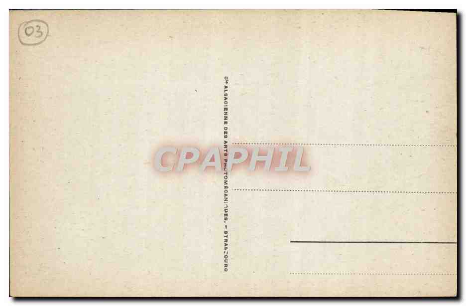 CPA Vichy L'Etablissement Thermal — Verso