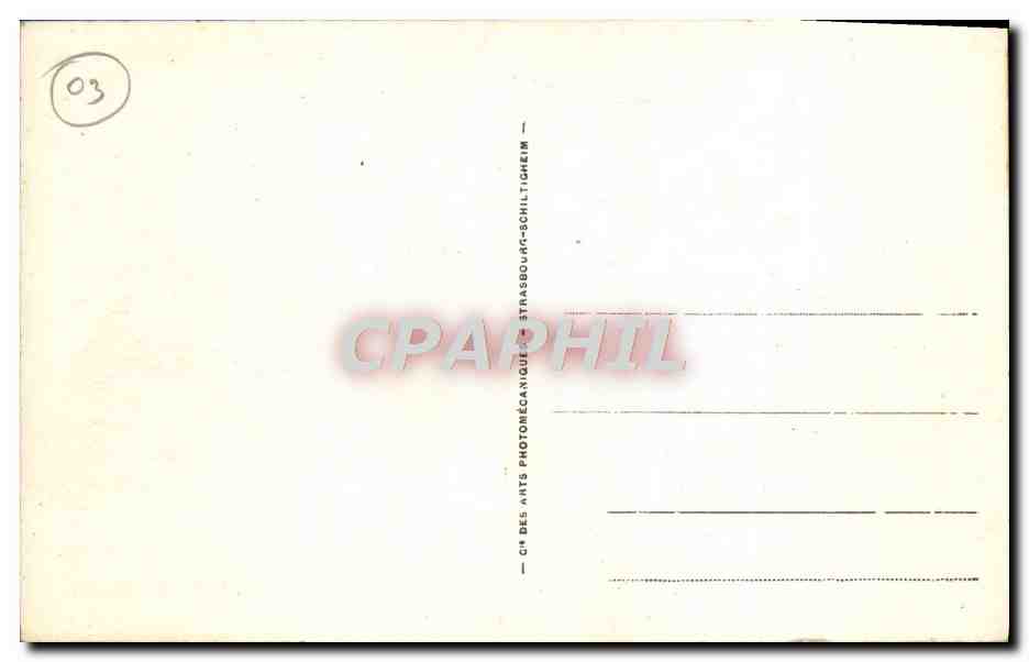 CPA Vichy Le monument gilbert — Verso