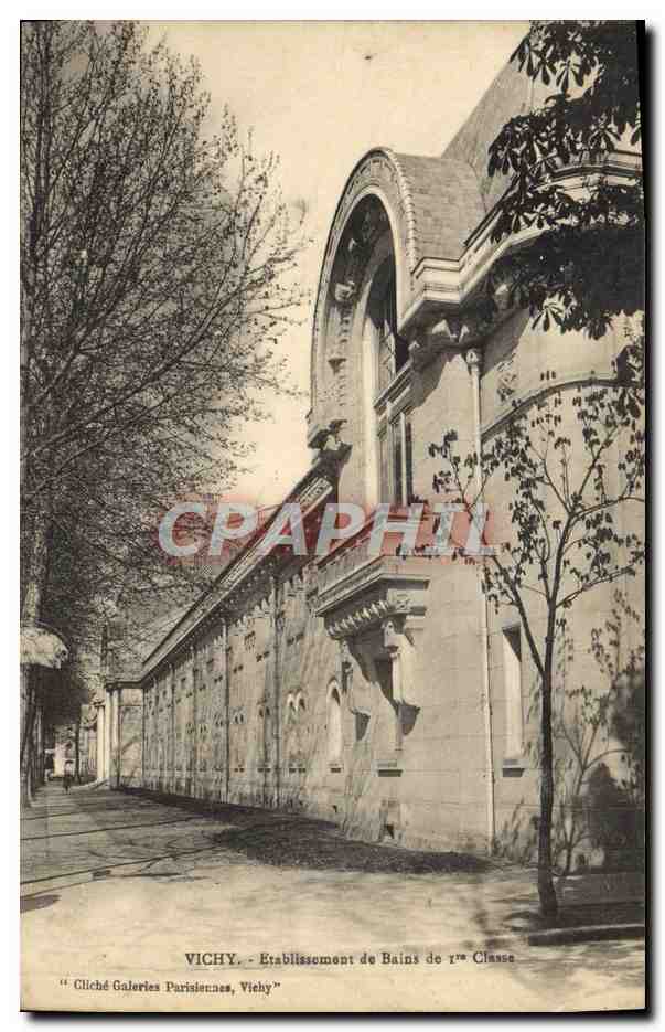 CPA Vichy Etablissement De Bains de 1ere classe