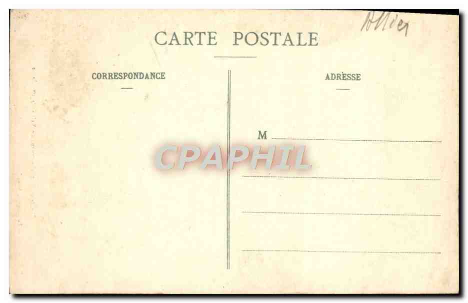 CPA Vichy Etablissement De Bains de 1ere classe — Back
