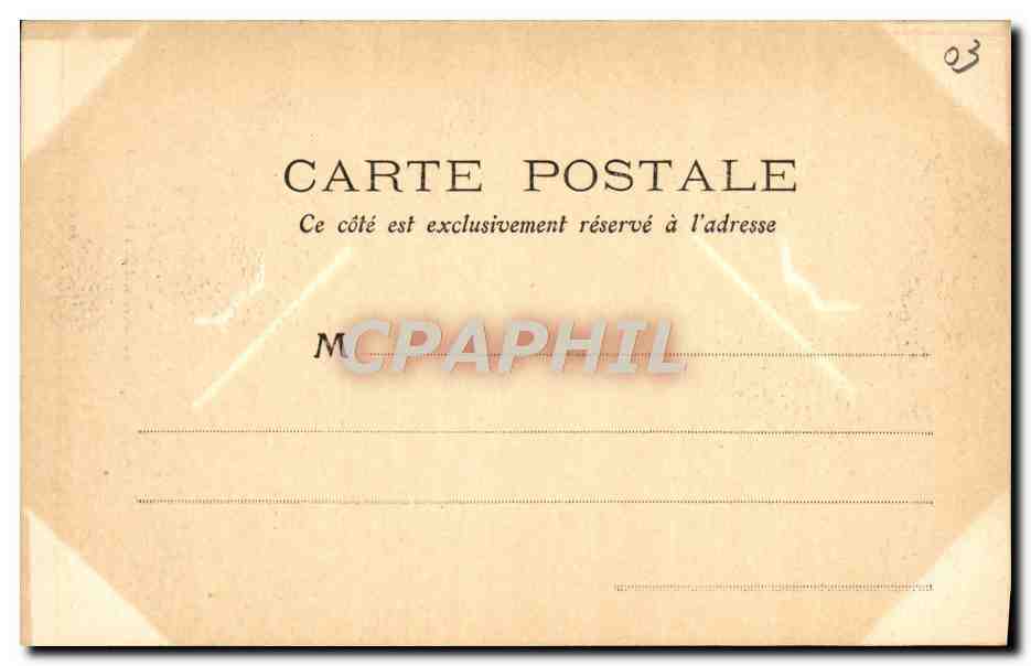 CPA Vichy L'Hopital La Republique accueillant les vieillards — Rückseite