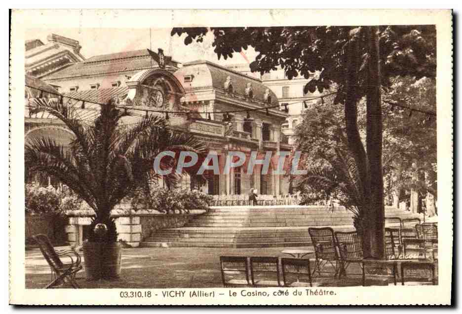 Vichy (Allier) — La piscine du sporting-club — La Cigoine — Reverso