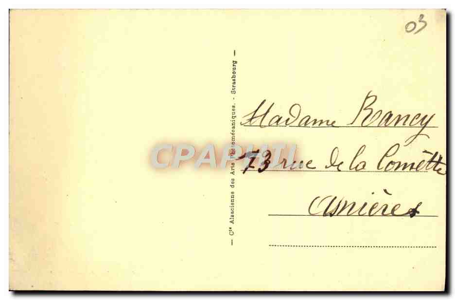 CPA Vichy Allee Du Parc Des Sources — Verso