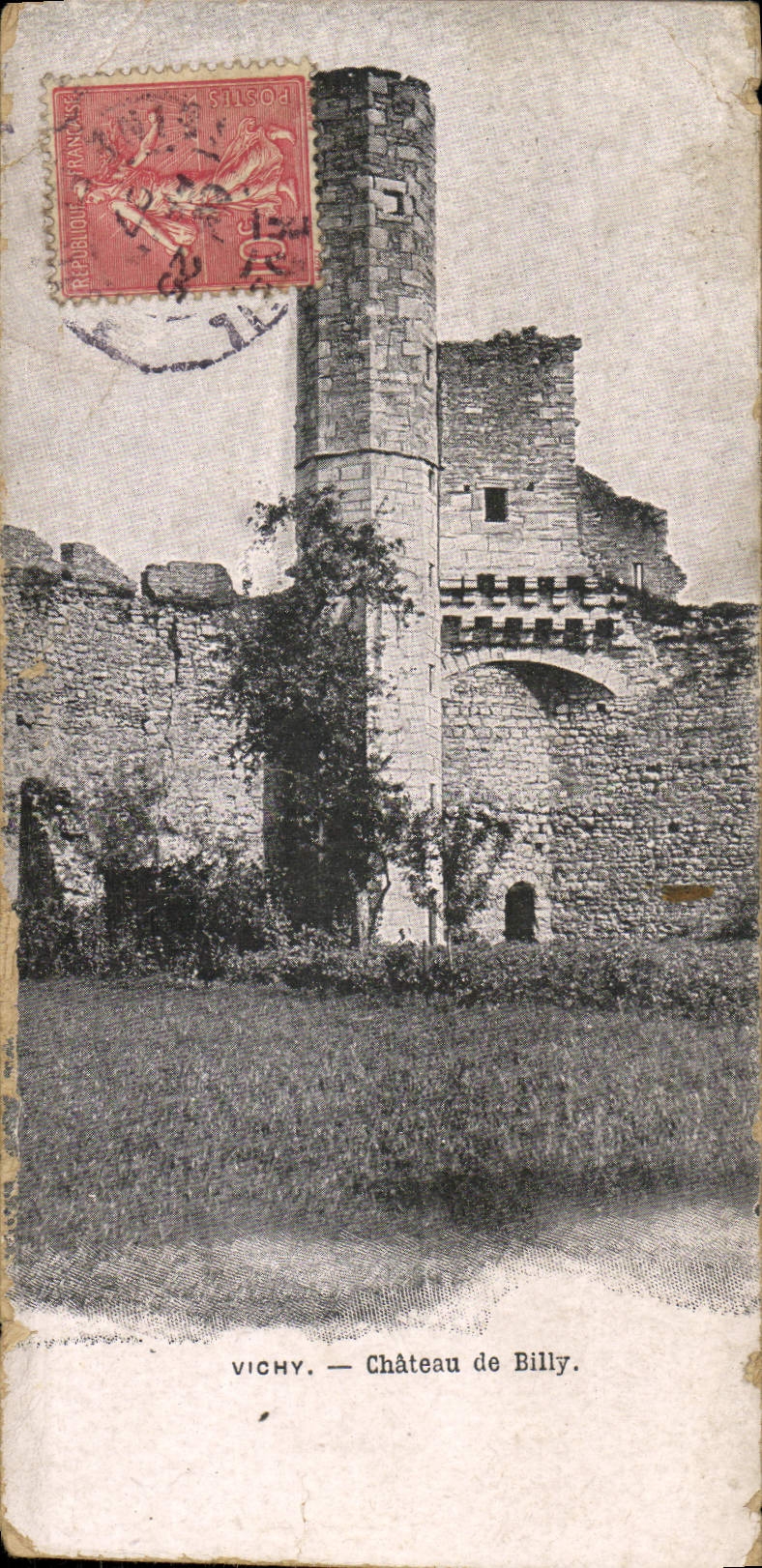 CPA Vichy Chateau De Billy
