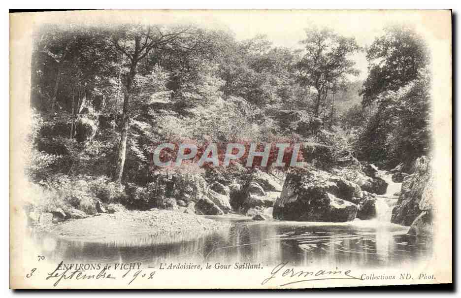 CPA Environs De Vichy L'Ardoisiere Le Gour Saillant