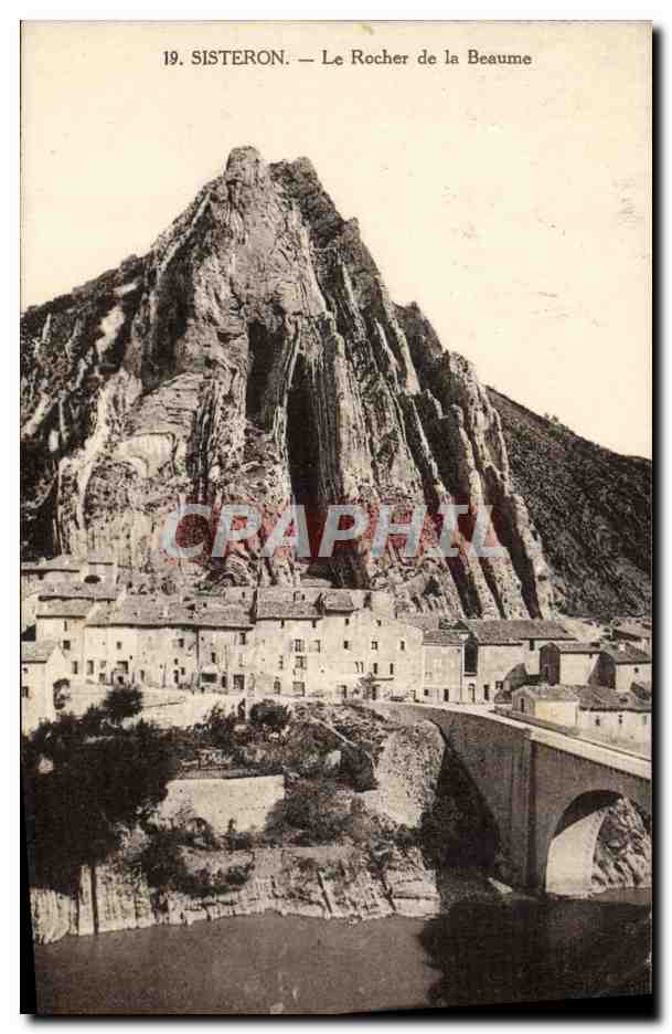 CPA Sisteron Le Rocher De La Beaume