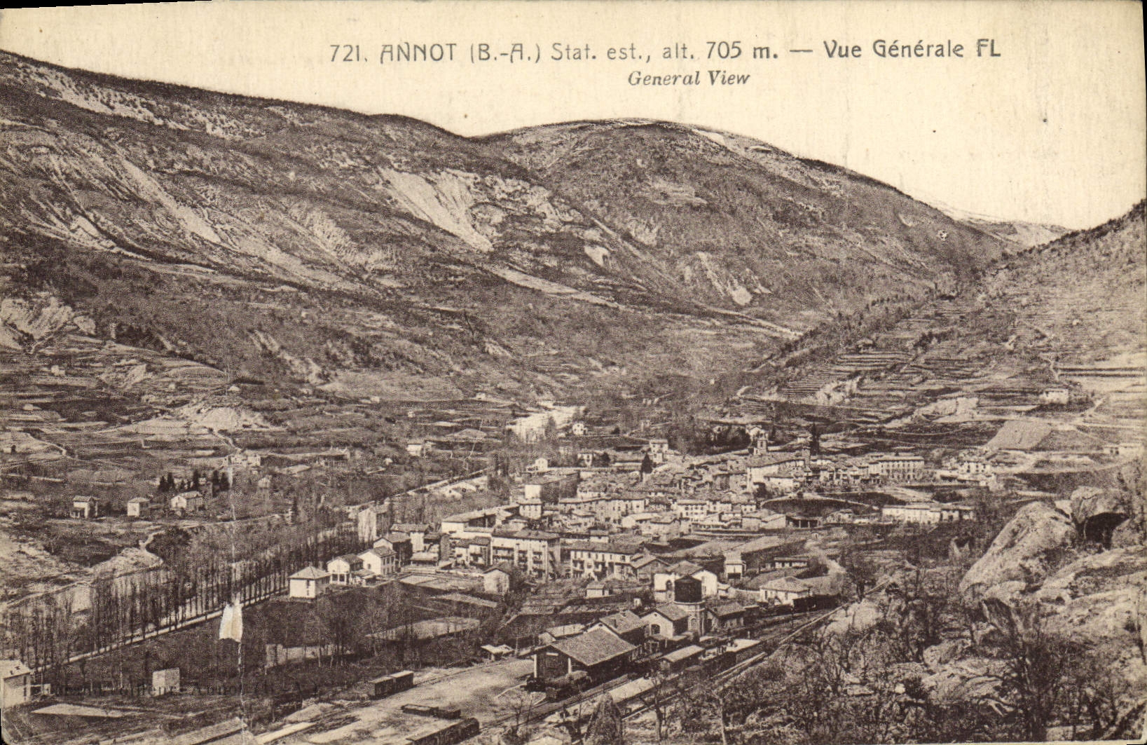 CPA Annot Vue generale 