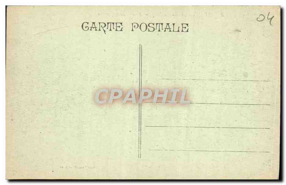 CPA Annot Gorges Du Coulomp — Verso