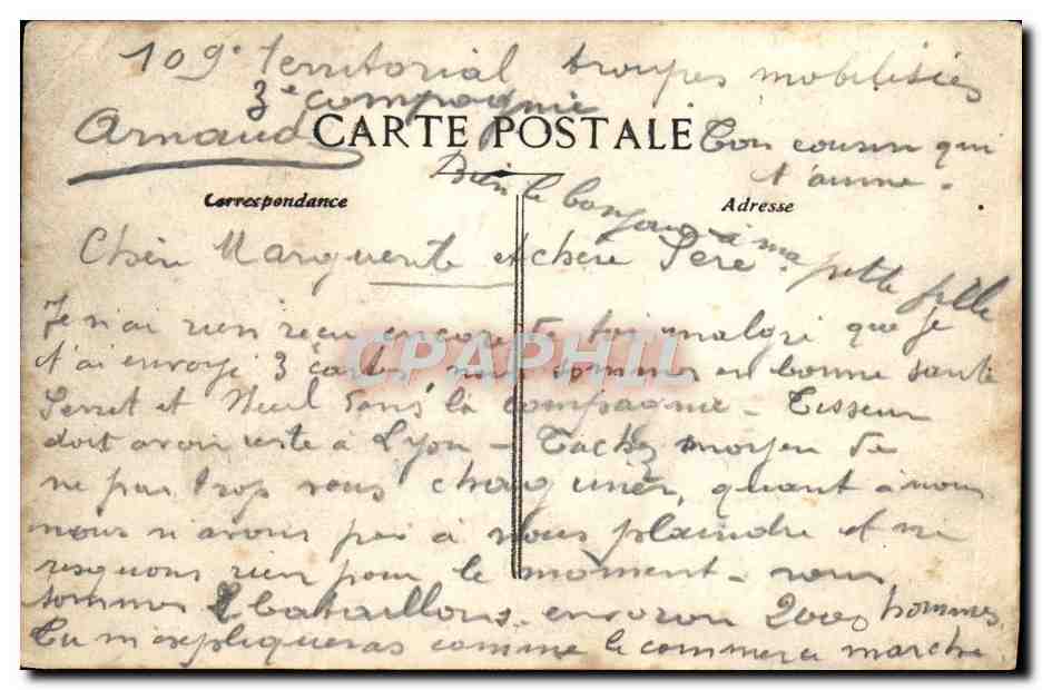 CPA St Martin De Queyrieres Vue Generale — Rückseite