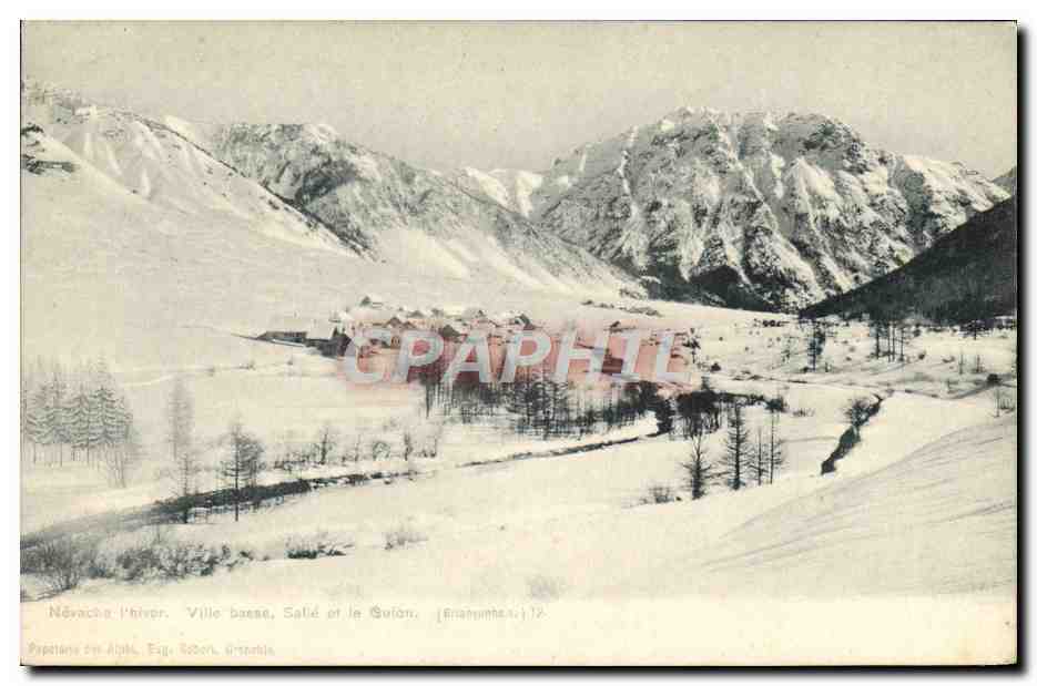 Névache l'hiver — Ville basse, Salé et le Goujon — (Brahmynhaut) 12