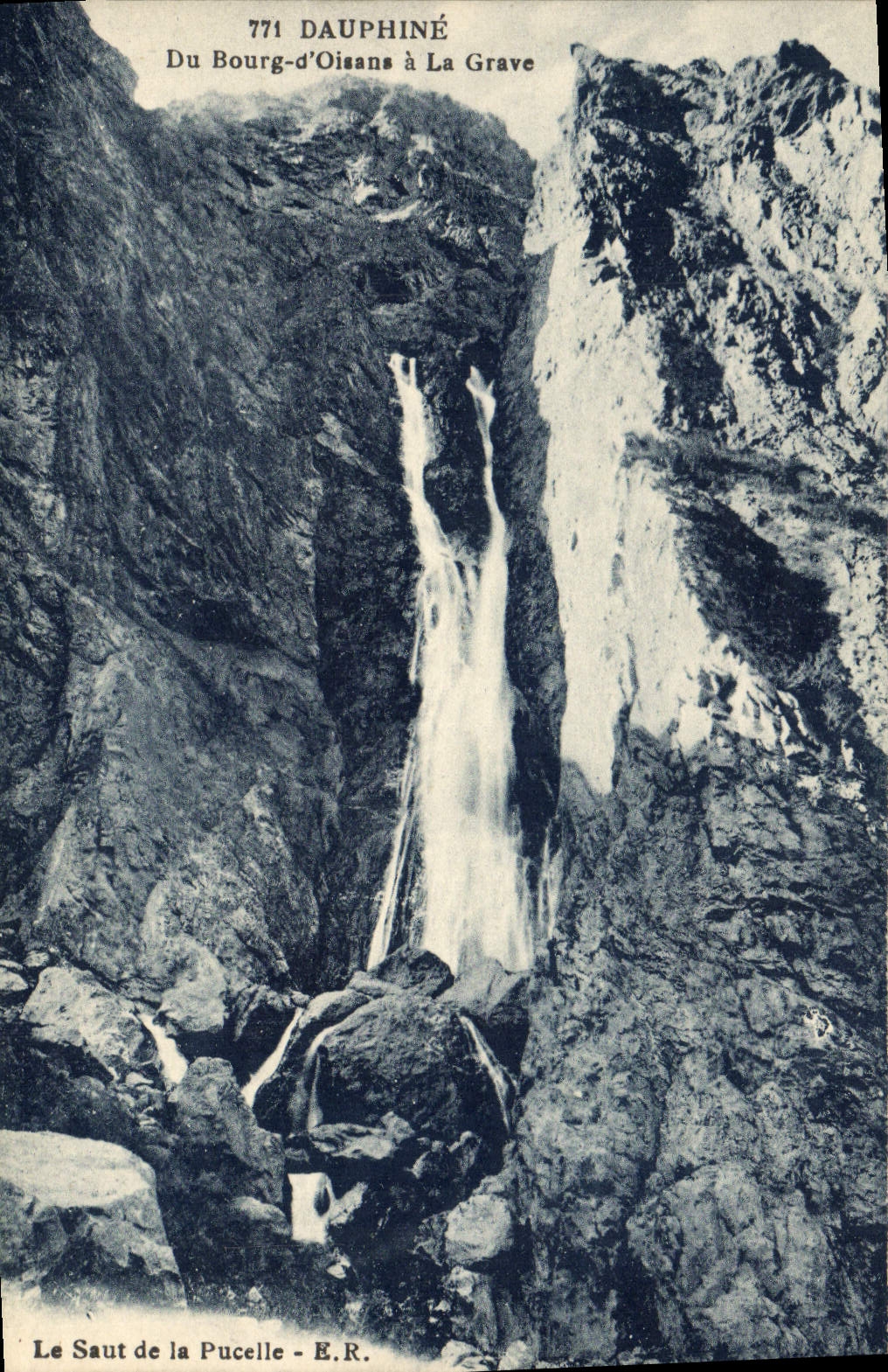 Le Saut de la Pucelle — Dauphiné — E.R. n°771