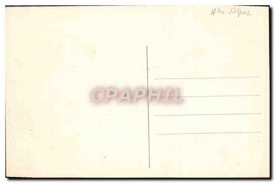 Le Saut de la Pucelle — Dauphiné — E.R. n°771 — Rückseite