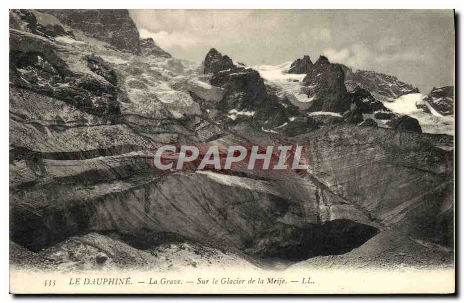 La Grave — Auf dem Glacier de la Meije — LL. — LE DAUPHINÉ — n° 535
