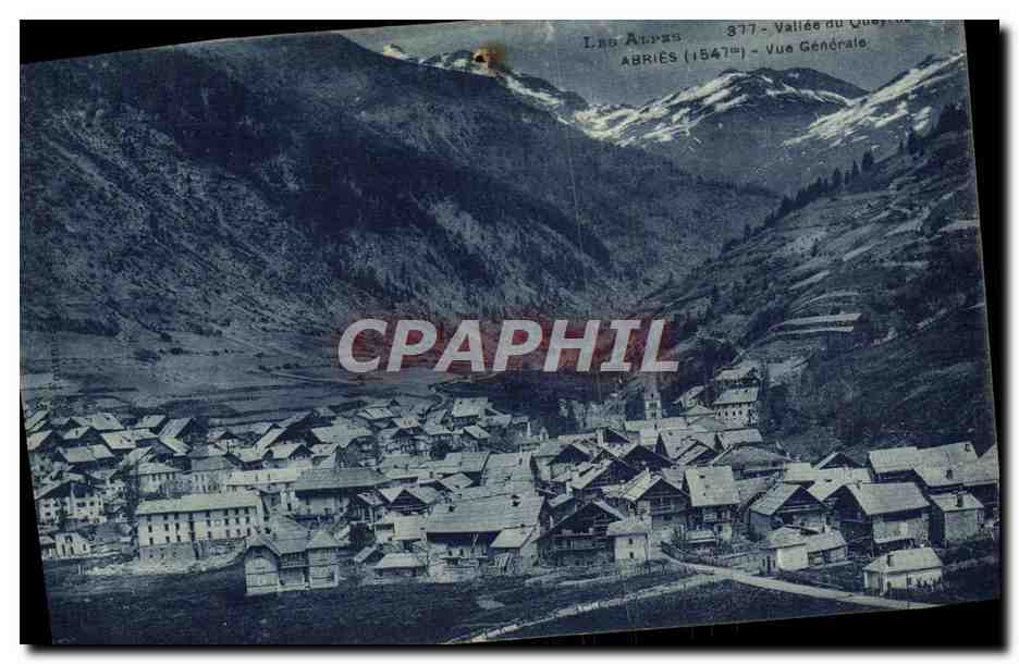 Abriès (1547m) — Vue Générale — Vallée du Queyras — Les Alpes — n°377