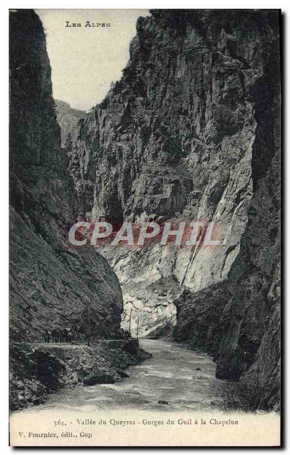 CPA Les Alpes Vallee Du Queyras Gorges Du Guil A La Chapelue