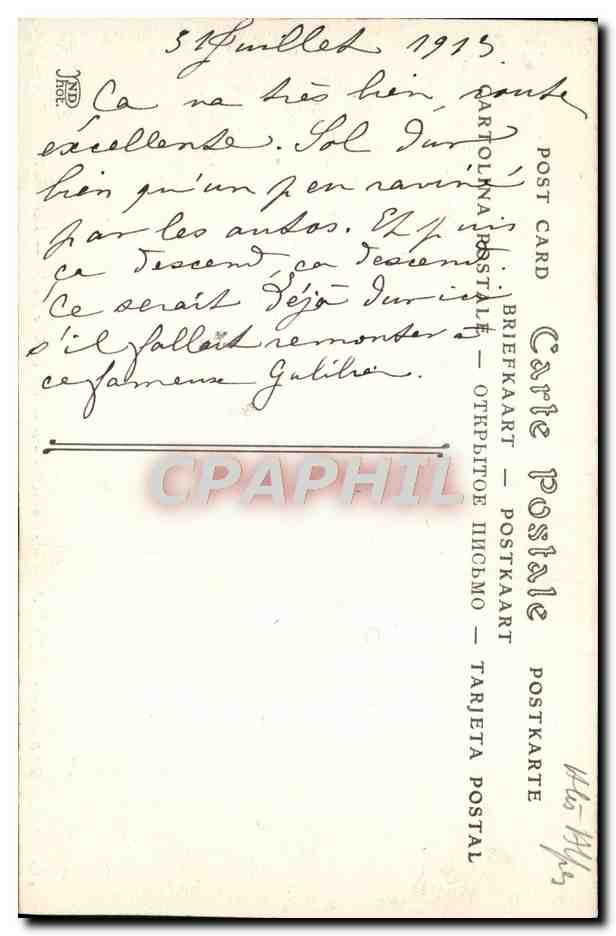 De LA GRAVE au LAUTARET — Villard-d'Arène et la Brèche de la Meije — ND. Pbot. — Verso
