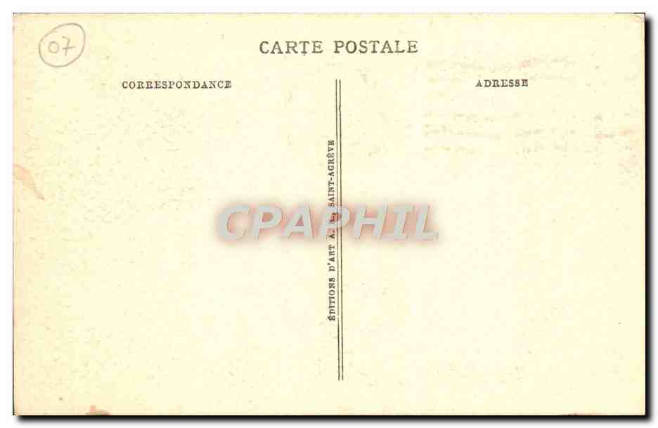 Lalouvesc (Ardèche), 1.050 m. d'alt. — Séjour d'été très agréable. Entrée de la ville et route de Saint-Bonnet — Reverso