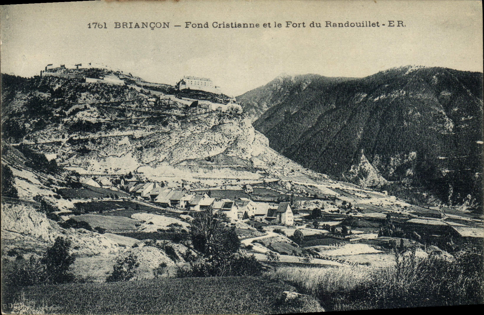 BRIANÇON — Fond Cristianne et le Fort du Randouillet — E.R.